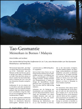Tao-Geomantie Meisterkurs in Borneo / Malaysia